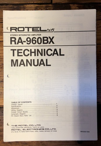 Rotel 960bx amplificatore - rotel,