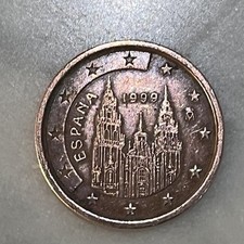 5 Centesimi Di Euro 1999 Spagna RARI