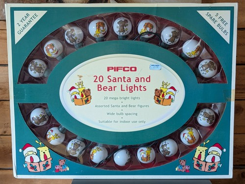 Luci palline natale vintage - luci, di