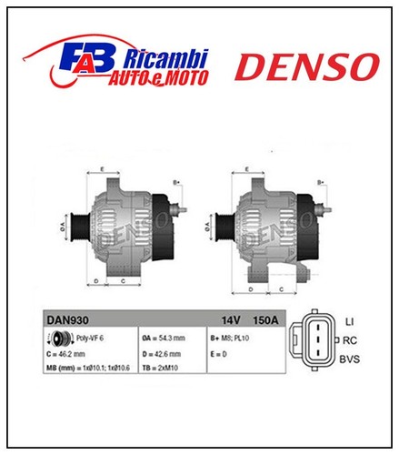 Alternatore ford cmax - alternatore,