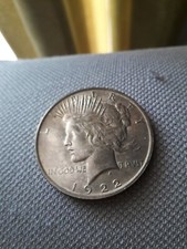 IN ARGENTO  DA 1 DOLLARO  " PEACE " ANNI 1922 liberty