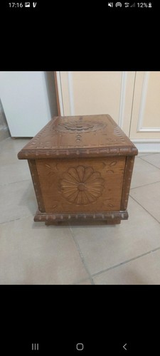 Cassapanca legno lavorato - cassapanca,