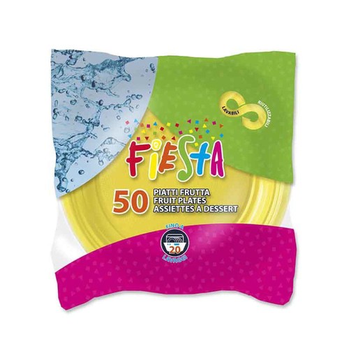 Piatti dessert frutta - 50, in