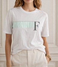 T-shirt bianca con logo