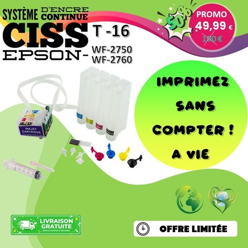 Système encre continue ciss - système,