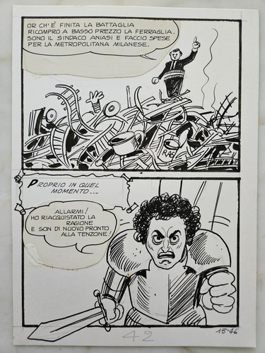 Milo manara tavola originale - tavola,