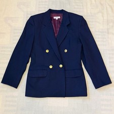 Blazer doppiopetto lana marina vintage bottoni oro nautica preppy old money