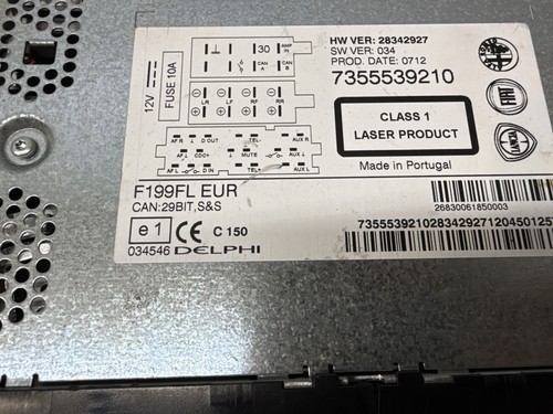 Autoradio fiat punto - fiat, evo
