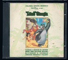 IL LIBRO DELLA GIUNGLA OST DISNEY VERSIONE ORIGINALE ITALIANA CD F.C.