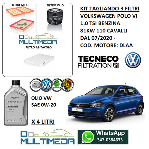 Kit tagliando filtri olio - kit,