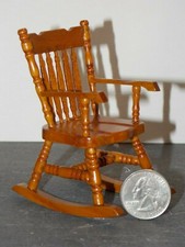 Dollhouse Miniature Rocker