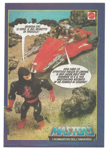 Pubblicità 1989 mattel - he, man