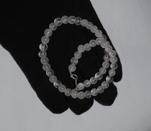 Collana rosa pietra quarzo - rosa,
