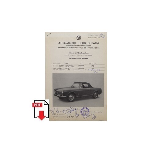 1963 fiat 1500 cabriolet - 1500,