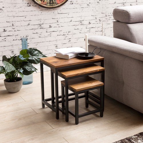 Finebuy set tavolini - finebuy, 3