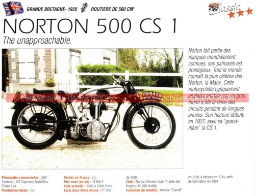 Norton 500 1928 - norton,