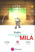 Kubfu Dynamax - Catturato