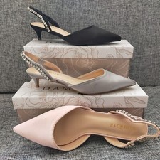 Sandali donna Scarpe tacco basso gioiello  chic sabot Listino 45 Euro   VV