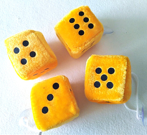 Set dadi giallo arancio - dadi,