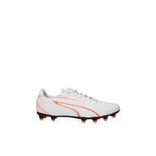 SCARPE PUMA VITORIA FG/AG  PUMA WHITE-GLOWING RED UOMO 107483 10