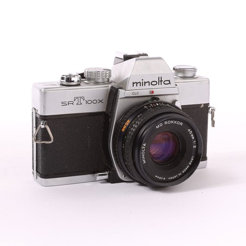 Minolta srt100x rokkor 45 - minolta, md