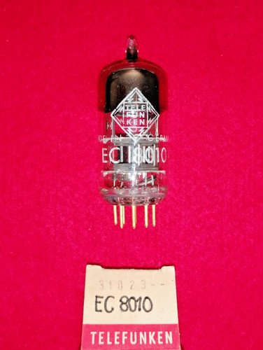 Tubo ec8010 telefunken - ec8010, nos