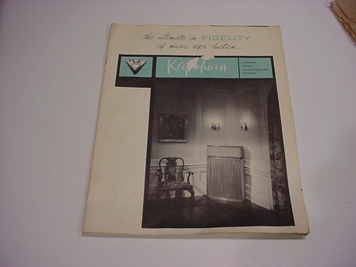 Wow 1956 klipschorn - wow!,