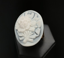anello donna cammeo su gambo