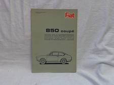 FIAT 850 COUPE' CATALOGO PARTI