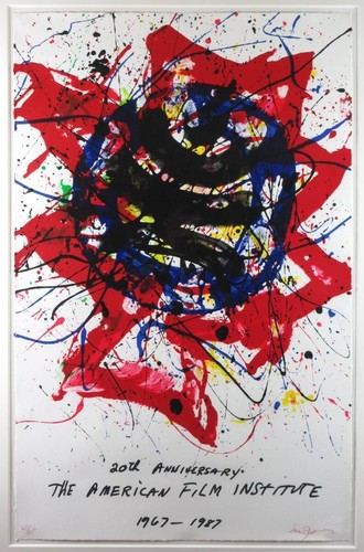 Serigrafia firmata sam francis - serigrafia,