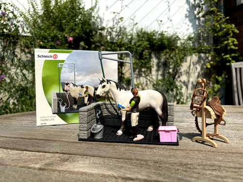 Schleich set lavanderia falbe - schleich,