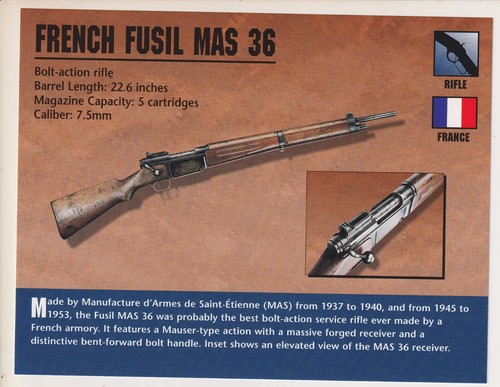 French fusil mas fucile - french,