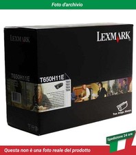 T650H11E Lexmark T650N Cartuccia del Toner Nero