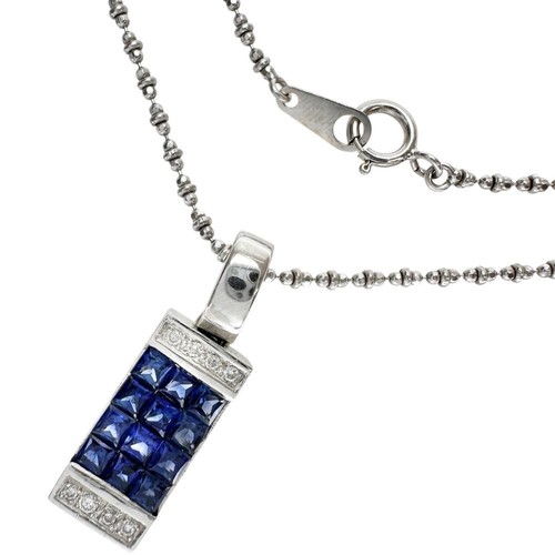 Collana zaffiro ct - zaffiro, 0,98