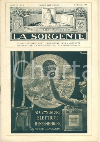 1920 touring club italiano - touring,