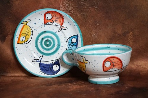Tazza colazione alici - tazza, "alici"