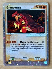 Carta Groudon EX Holo 2003