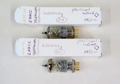 Telefunken e88cc tubo - 2x,