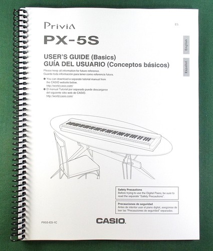 Casio instruction - casio, px-5s