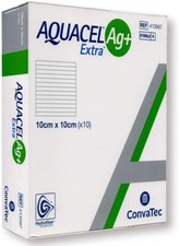 AQUACEL EXTRA Ag+ 10 X 10 CONVATEC 10 Pezzi.