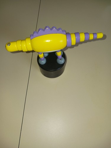 Pupazzo pollice spinta legno - pupazzo,