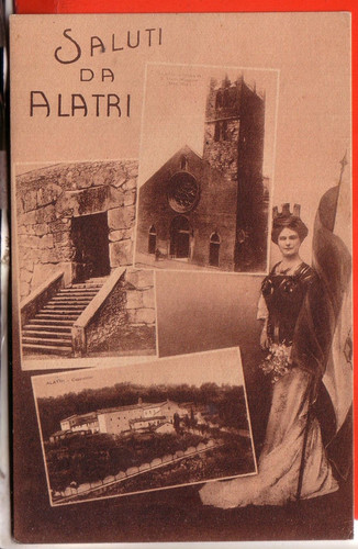 Cartolina alatri - alatri, fp