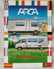 ARCA FRECCIA 92 CAMPER SALES BROCHURE ITALIANA ORIGINALE OTTIMA