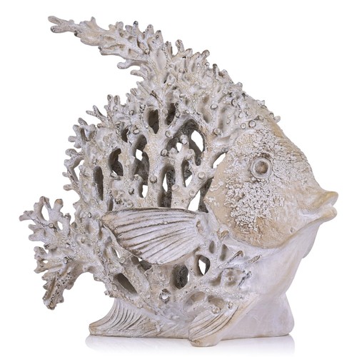 Statuine pesci angelo barriera