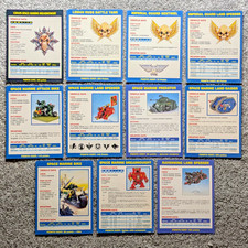 Lotto 11 schede dati veicolo
