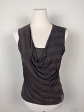 TRUSSARDI JEANS CANOTTA MAGLIA TOP DONNA TG S WOMAN CASUAL VINTAGE SHIRT