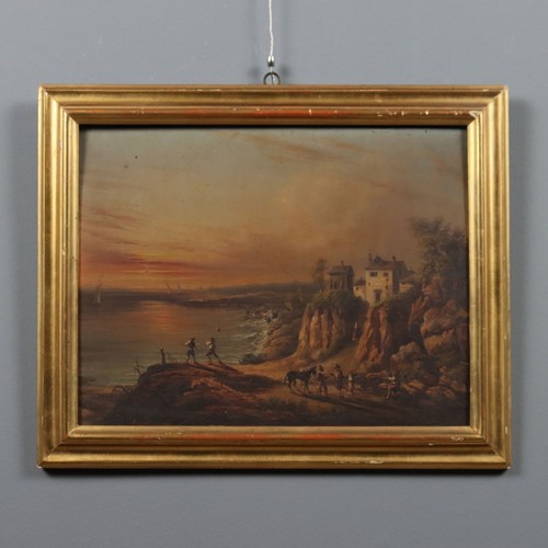 Dipinto antico paesaggio - dipinto,