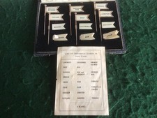 Antico Set 6 Bandiere Buffet