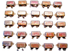 n° 12 Pezzi - CondensatorI carta olio 0,01 uF + 0,3 uF 600 Volt The Gudeman CO.