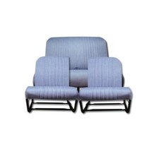 Kit fodere rivestimenti sedili anteriori e posteriori skai jeans simmetrici 2cv 